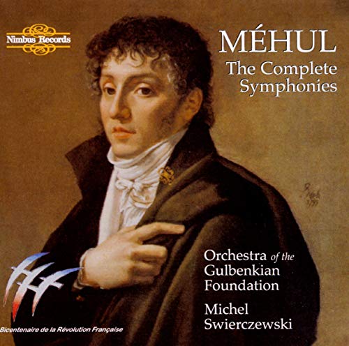 CD cover featuring a portrait of composer Étienne Méhul and orchestra details.