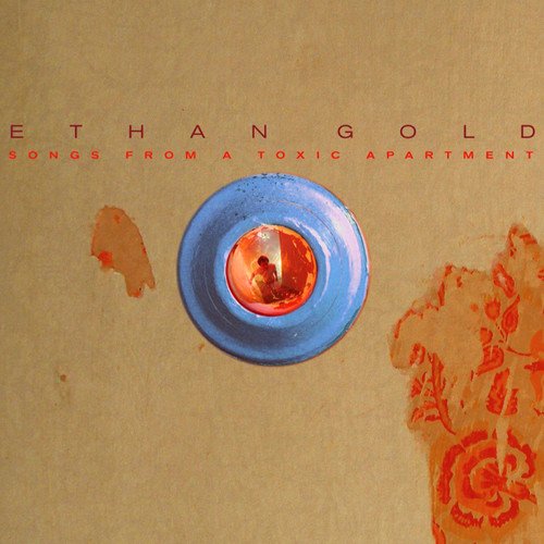 CD cover: textured orange background with blue circle and small image.