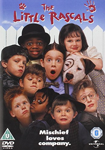 DVD cover for "The Little Rascals" featuring a group of children and a dog.