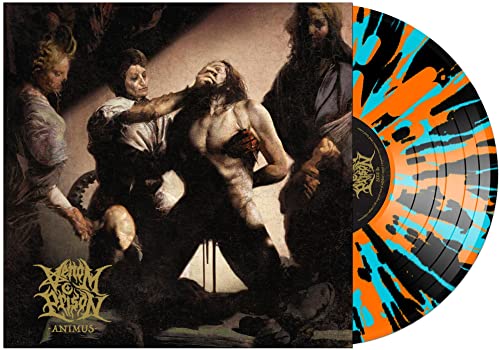 Venom Prison “Animus” vinyl record with dark, dramatic cover art.