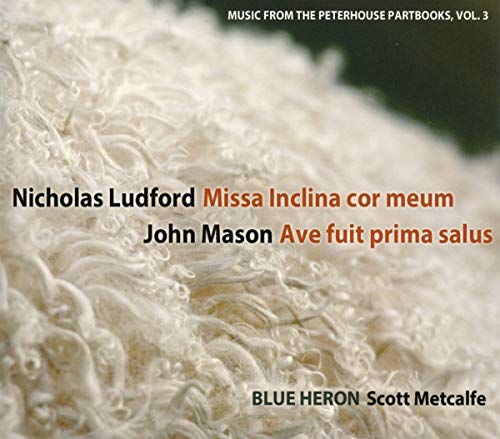 CD cover with textured white background and orange text: "Missa Inclina cor meum".