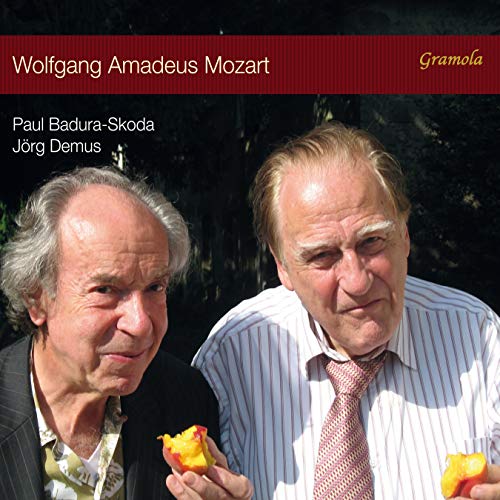 CD cover featuring portraits of two older men, Badura-Skoda and Demus.