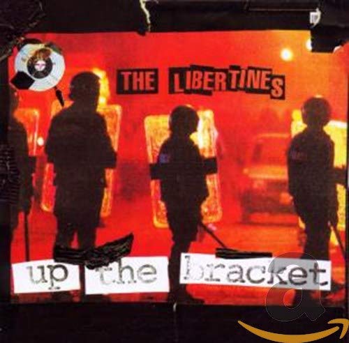CD cover for The Libertines’ “Up the Bracket,” featuring silhouetted figures.