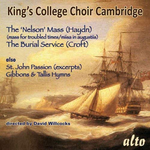CD cover for choral music featuring a painting of a sailing ship.