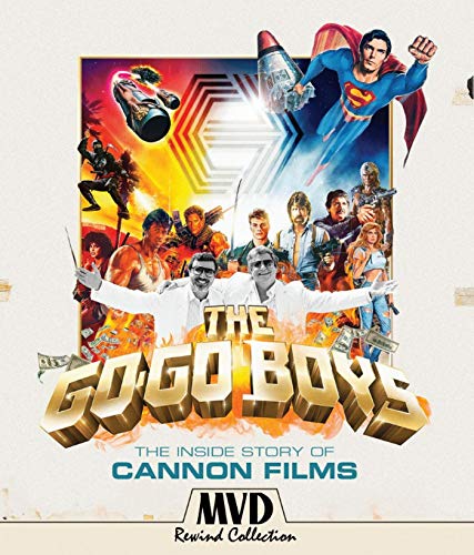 Blu-ray cover for “Go-go Boys,” a documentary about Cannon Films.