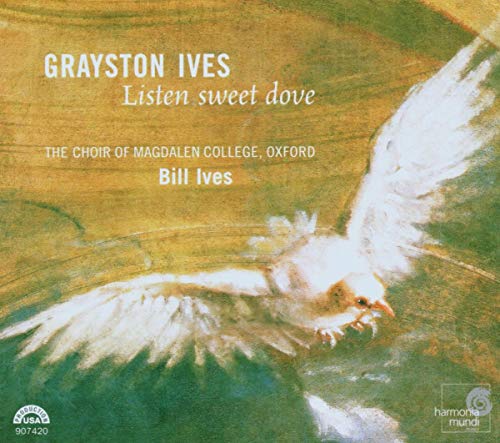 CD cover: a white dove in flight over golden, textured background.