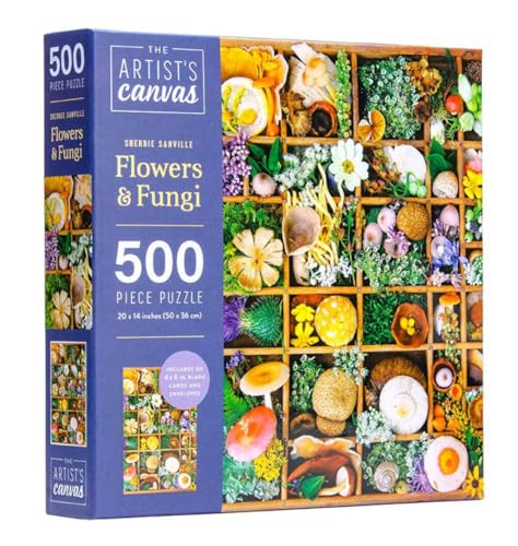 FLOWERS AND FUNGI JIGSAW PUZZLE
