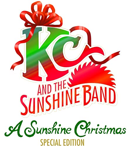 KC & The Sunshine Band Christmas CD cover with red ribbon.