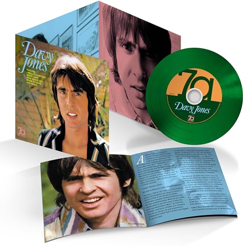 Davy Jones CD packaging with cover art featuring a portrait of the singer.