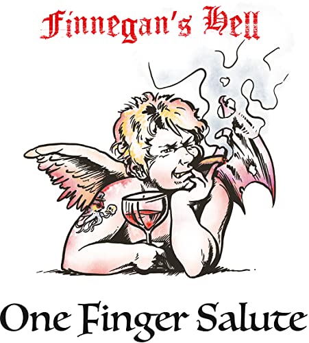 CD cover: cartoon cherub with cigar, wine, and devilish expression.