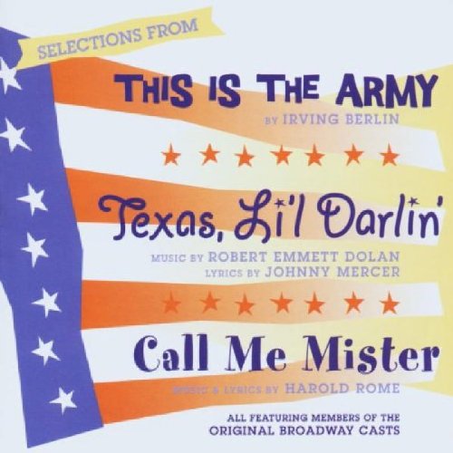 CD cover with patriotic stripes, stars, and musical titles.