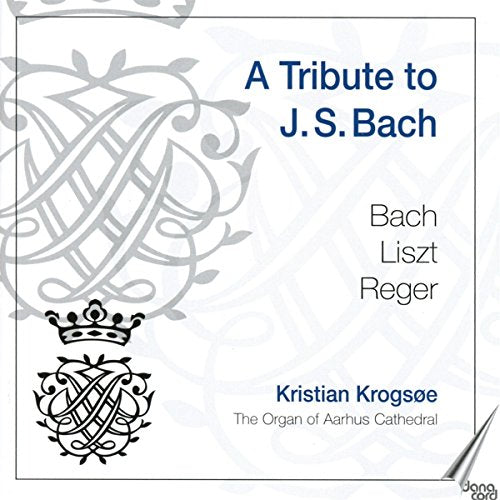 CD cover for “A Tribute to J.S. Bach” by Kristian Krogsoe.