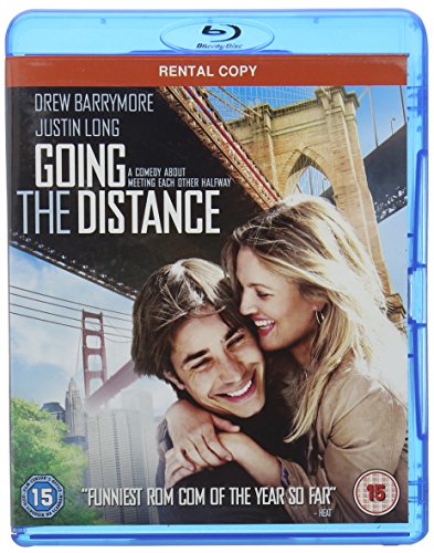 Blu-ray case for "Going The Distance" featuring a couple and the Golden Gate Bridge.