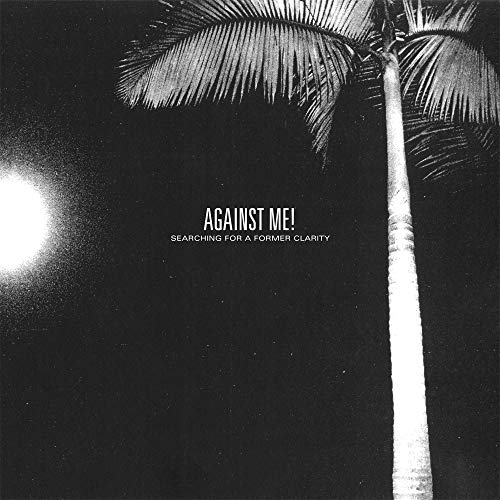 Against Me! album cover: palm tree silhouette against a dark, starry sky.