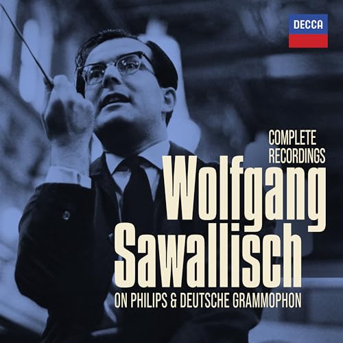 CD cover featuring conductor Wolfgang Sawallisch in a dark suit and tie.