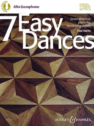7 Easy Dances : Seven attractive pieces for developing players. alto saxophone and piano.