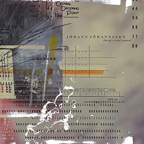 Album cover featuring abstract technical diagrams, IBM 1401 text, and layered data processing graphics.