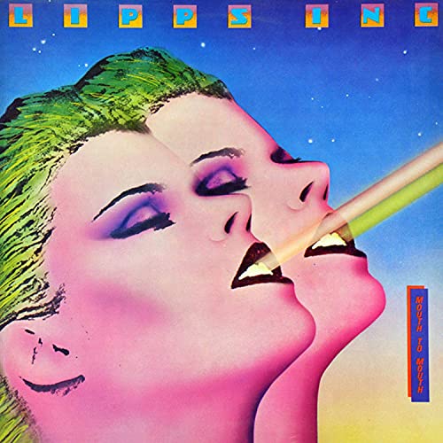 Album cover art featuring two stylized faces against a blue starry gradient background.
