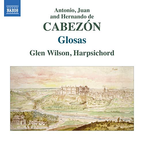 CD cover for "Cabezonglosas" by Glen Wilson, with landscape painting.