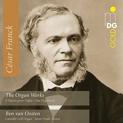 CD cover featuring a portrait of composer César Franck and text details.
