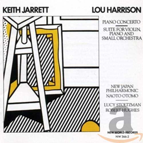 CD cover featuring abstract geometric shapes and composer/performer names.
