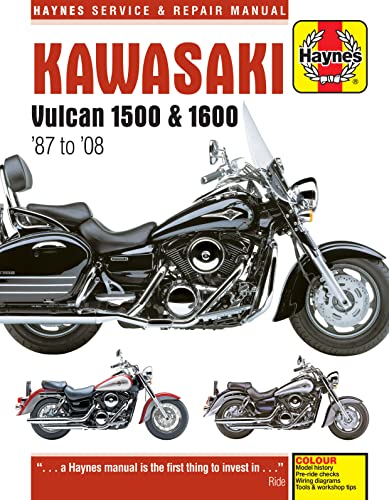 Kawasaki Vulcan 1500 & 1600 (87 - 08) Haynes Repair Manual (Paperback)