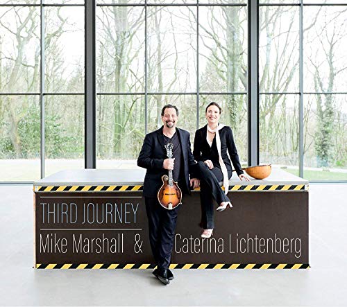 CD cover featuring Mike Marshall and Caterina Lichtenberg with instruments.