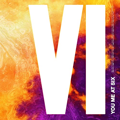 CD cover for You Me At Six’s “VI” album, featuring a large white “VI”.