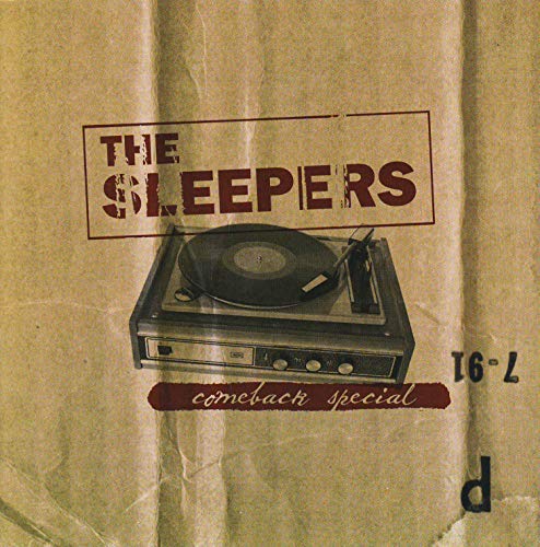 CD cover for "The Sleepers - Comeback Special" featuring a record player.