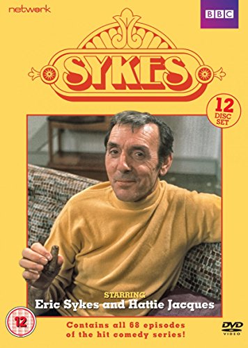 DVD cover for “Sykes” featuring Eric Sykes sitting on a couch.