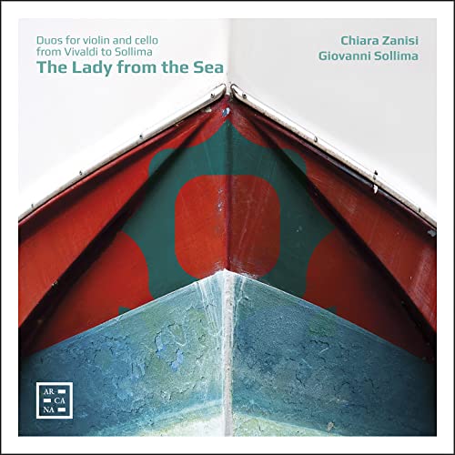 CD cover: abstract red and teal painting of a boat’s hull.