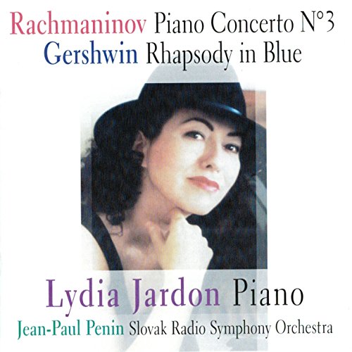 CD cover featuring pianist Lydia Jardon and text listing composers.