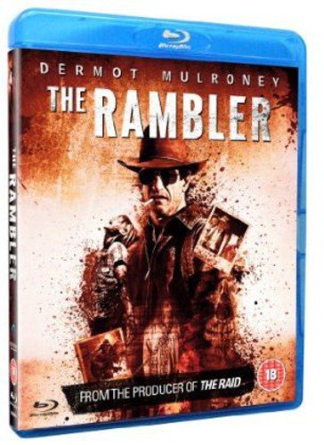 Blu-ray cover for "The Rambler" featuring a man in a hat with photos.