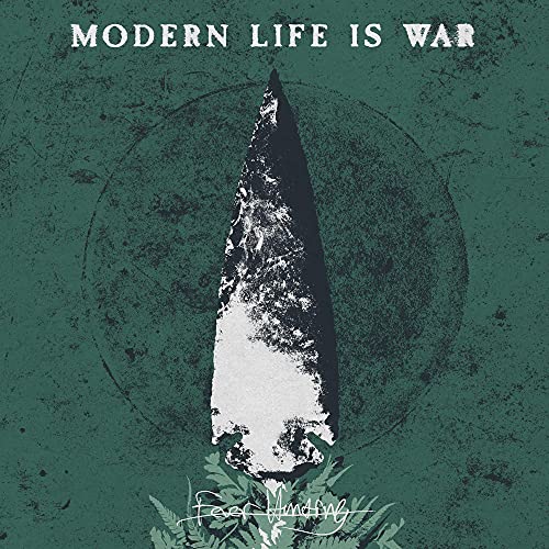 CD cover for “Fever Hunting” by Modern Life Is War, featuring an arrowhead.