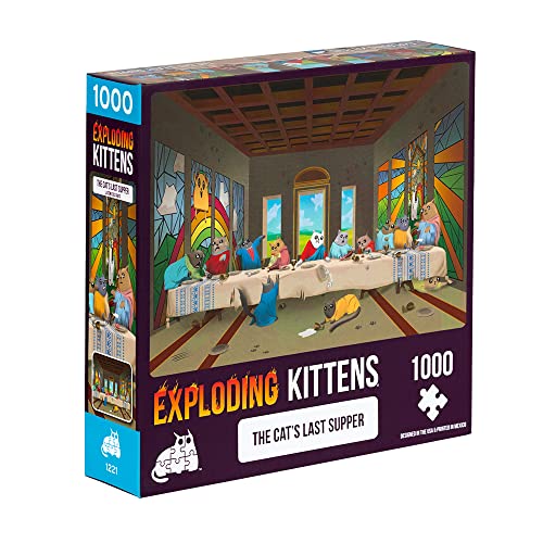 Exploding Kittens PSUPP-1K-6 Puzzle, Multi