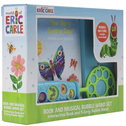 Eric Carl Bubble Wand Songbook Very Sunny Day Sound Book Set