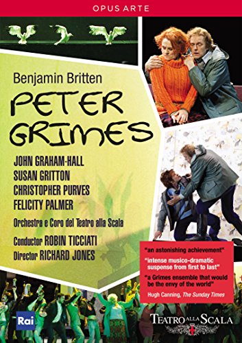 DVD cover for "Peter Grimes" opera performance at Teatro alla Scala.