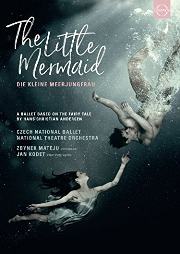 DVD cover for "The Little Mermaid" ballet, featuring dancers underwater.