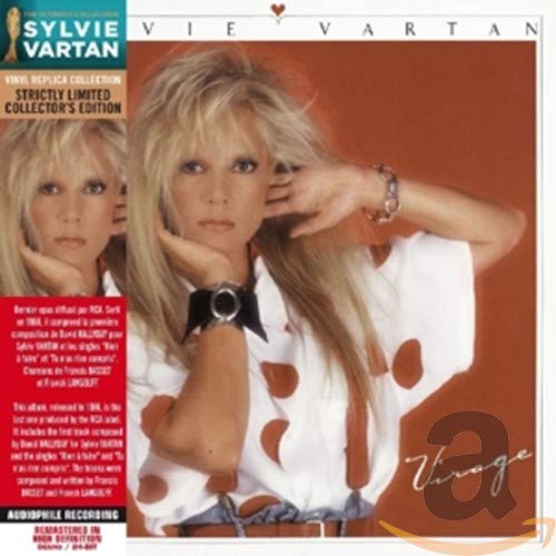 Sylvie Vartan “Virage” CD cover featuring a portrait of the singer.