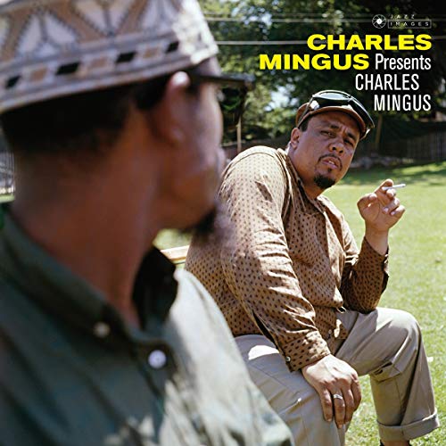 Charles Mingus album cover featuring a portrait of the musician.
