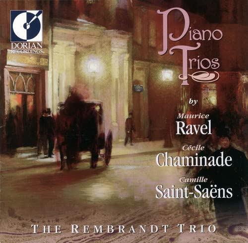 CD cover: painting of a horse-drawn carriage in a Parisian street.