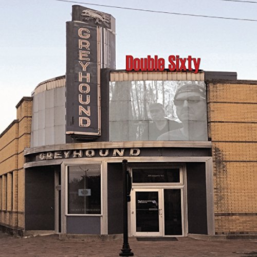 CD cover for Greyhound - Double Sixty, showing a building facade with figures.