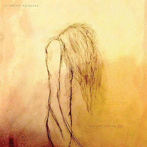Sketch of a person with long hair, album cover for The Pretty Reckless.