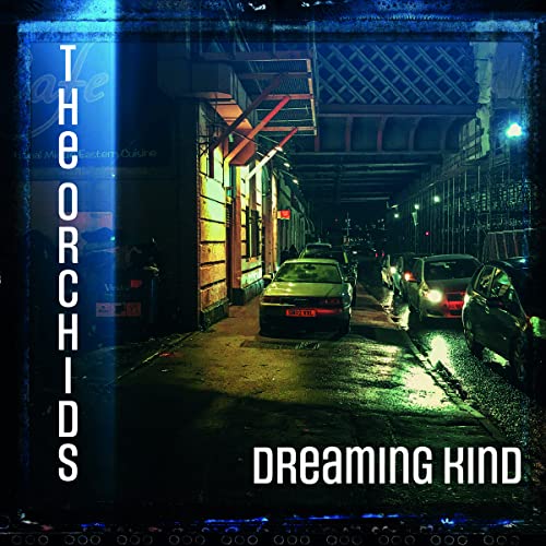Vinyl album cover for The Orchids’ “Dreaming Kind” featuring a city street.