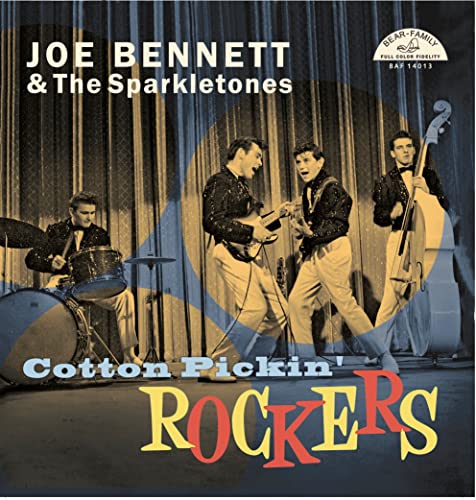 1950s rock and roll band, Joe Bennett & The Sparkletones, album cover.