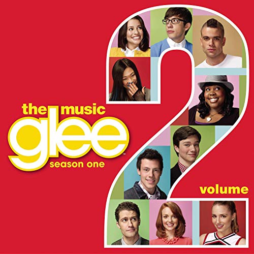 Glee: The Music, Volume 2 CD cover with cast photos and a large "2".