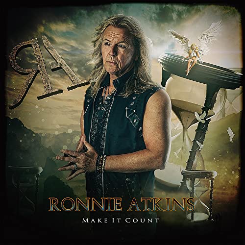 Ronnie Atkins album cover, featuring the artist and hourglass imagery.