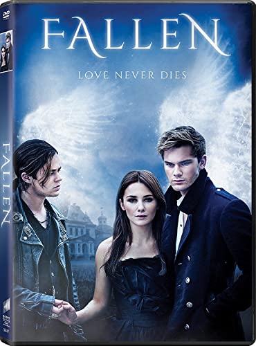 Fallen" DVD cover with three young people and a gothic castle backdrop.