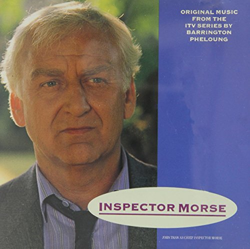 CD cover for "Inspector Morse" soundtrack featuring John Thaw’s portrait.