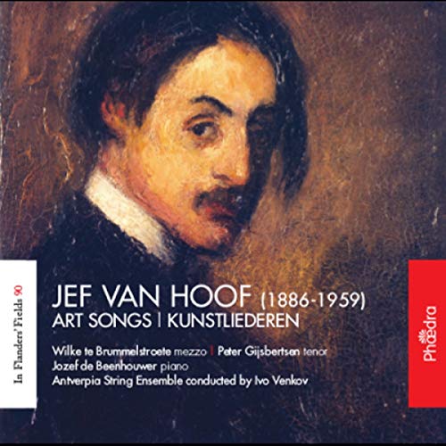 CD cover featuring a portrait of composer Jef Van Hoof (1886-1959).